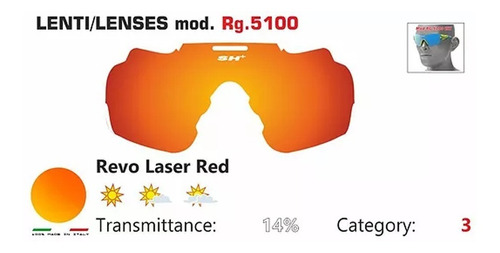 Lentes Para Bicicleta Sh+ Rg 5100 Cat 3