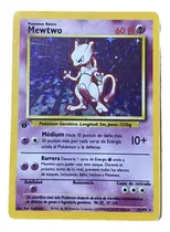 Comprar Mewtwo 10\u002F102 Pokemon Tcg Carta Holo Rare Base Set 1st. Ed.