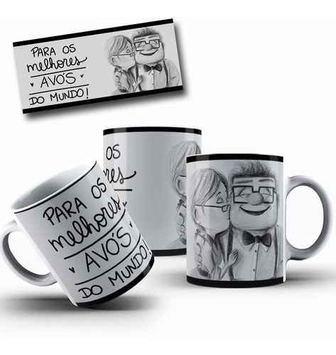 Caneca Para Os Melhores Avós Do Mundo