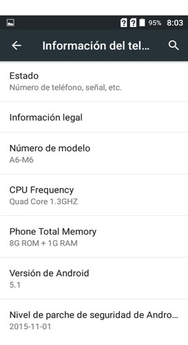 Celular 3g Kimfly M1 5'' 1 Gb Ram 8+5 Mp Dual Sim Liberado (Reacondicionado)