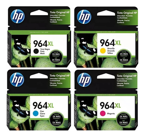 Combo Cartuchos Hp 964 Xl Cmyk Originales 3100 Pag. ¡oferta!