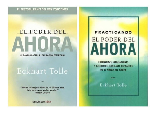 Poder Ahora + Practicando - Tolle - 2 Libros Bolsillo Y Gde