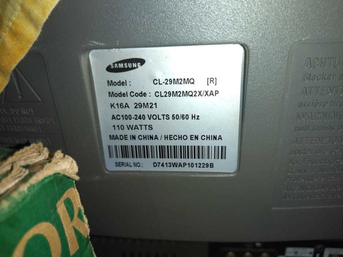 Imagen 5 de 5 de Televisión Samsung 29 Pulgadas Pantalla Plana
