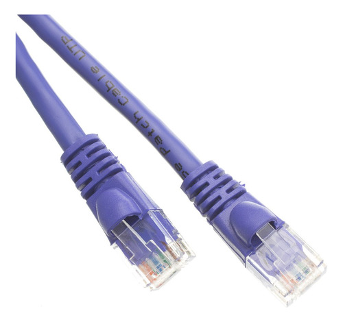 Cat6 Morado Arranque Ethernet Patch Cable Snagless Moldeado