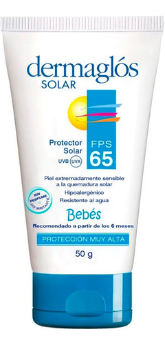 Dermaglos Protector Solar Bebes Fps 65 50gr