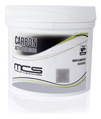 Carbon Activo Mcs (grado Alimenticio) 100 G Cocina Molecular