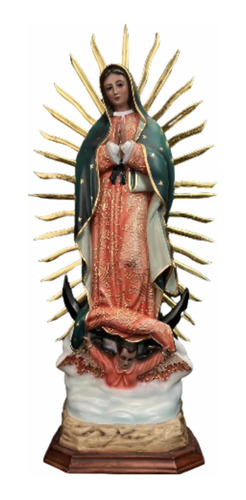 Virgen De Guadalupe 63cm Resplandor