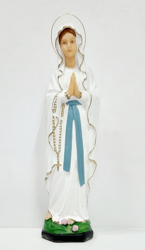 Estatua De Ntra. Sra. De Lourdes - 29 Cm - Irrompible 