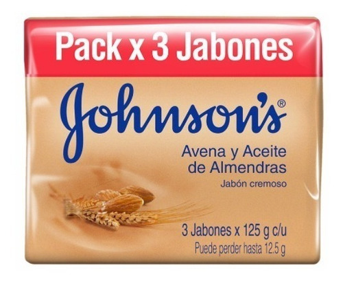 Johnson´s Jabón Adulto Avena Tripack