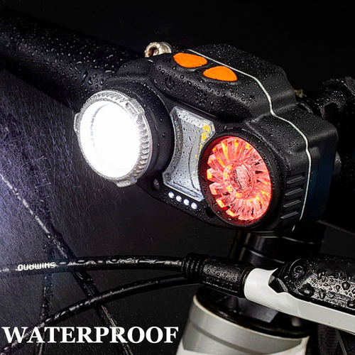 Lampara Bicicleta Led Sensor Movimiento Iman Linterna Minera