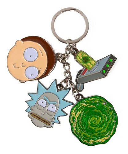 Llavero Geek Industry Rick And Morty Face Deluxe
