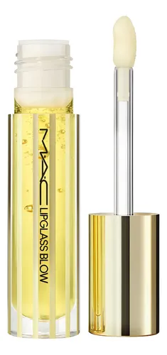Gloss Labial MAC Lipglass Blow Plumping Oil Ginger Zinger