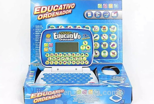 2 Computador Educativo Celeste Ingles Español A Pila