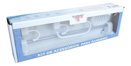 Kit/juego Completo De Accesorios Para Baño Pvc 5 Piezas Acra