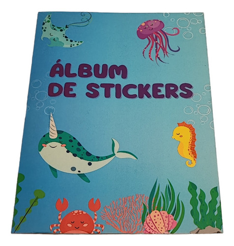 1 Album De Stickers De Hojas Plastificadas 8 Hojas