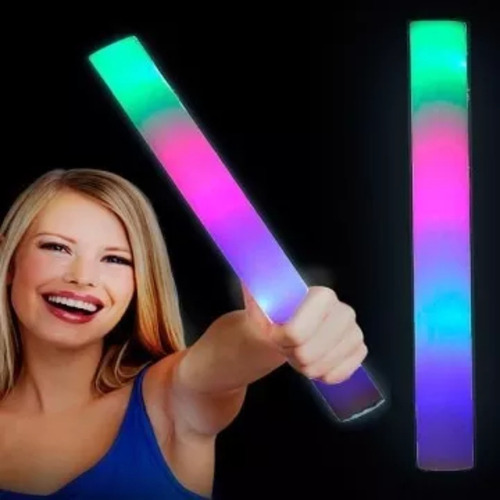Imagen 2 de 4 de Tubos De Espuma Led Set De 15 Unidades.