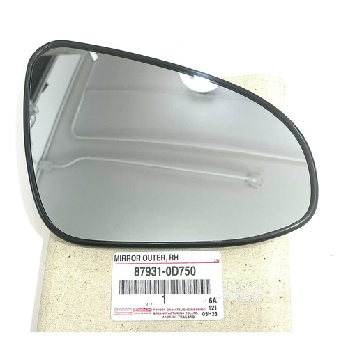 Espejo Luna Retrovisor Toyota Corolla 15/18 Yaris 13/18