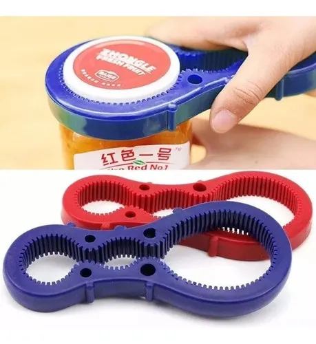 Set 3 Abridor Destapador Tapa Rosca Frasco Botella Ajustable Color Al Azar