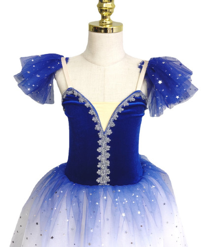 Vestido De Baile De Terciopelo Con Falda Tutú De Ballet Para Niños Little Swan
