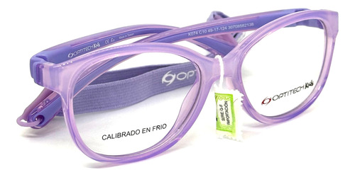 Anteojo Flexible Optitech Kids K074 Infantil Niño Niña 