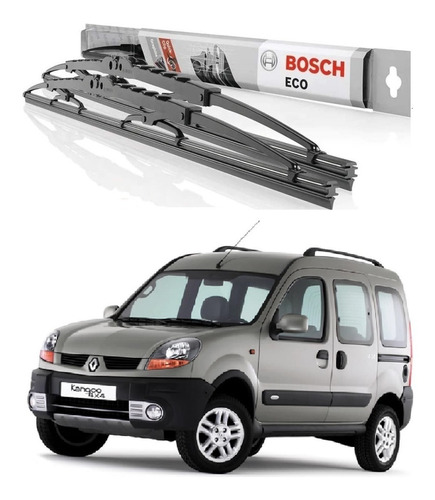 2 Plumas Limpiaparabrisas Bosch Renault Kangoo 2004-2007