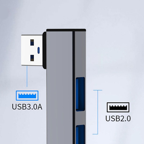 Concentrador Expansor Usb Extensión De Puerto Usb 3.0 Para C