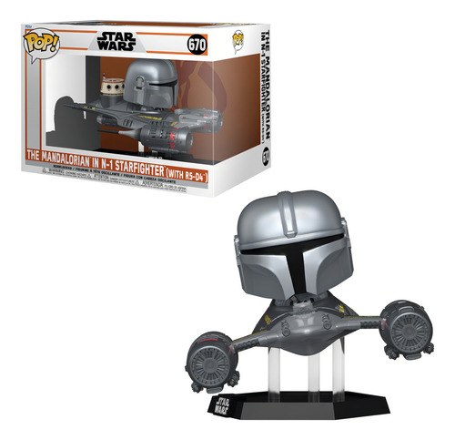 Funko Pop Star Wars 670 Mandalorian N1 Starfighter W/ R5-d4