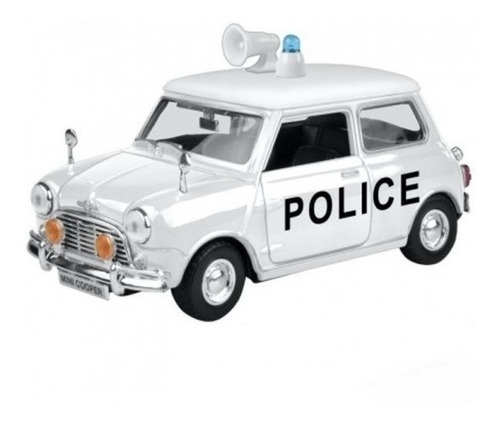 Morris Mini Cooper Police 1961 Escala 1:18  Motormax