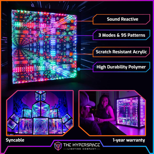 The Hyperspace Lighting Company Hypercube Infinity Cube