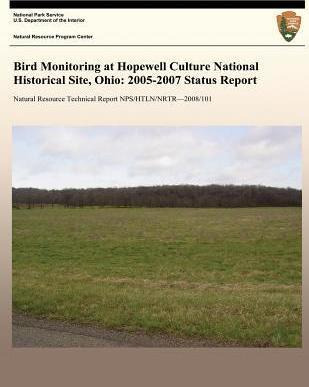 Libro Bird Monitoring At Hopewell Culture National Histor...