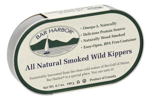 Bar Harbor Natural Smoked Wild Kippers 190g