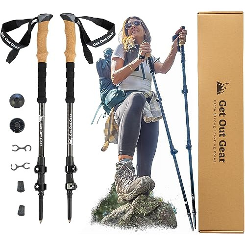 Get Out Gear | Goat Stix | Bastones De Trekking De Fibra De