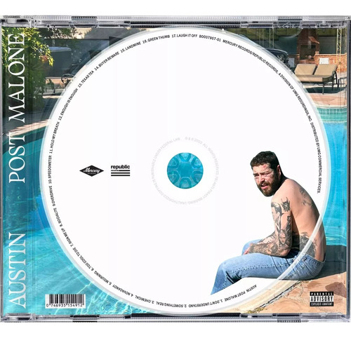 Post Malone Austin Cd Nuevo Original Cerrado