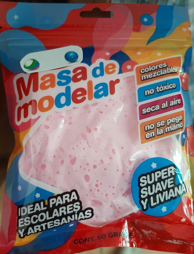 Masa De Modelar No Tóxica Ideal Para Escolares Y Artesanias