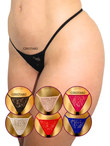 Ropa Interior Mujer Tangas Cucos Hilo Brasilera Panty