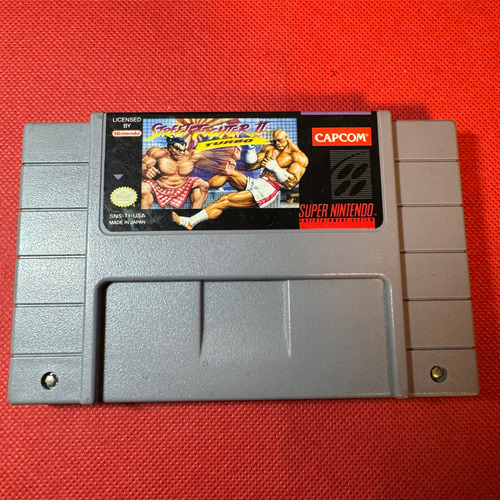 Street Fighter Ii Turbo Super Nintendo Snes Original  A