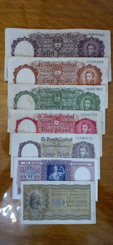 Billetes Argentinos Serie Peso Moneda Nacional N780