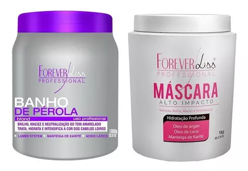 Forever Liss Banho De Pérola Blond Máscara 1 KG