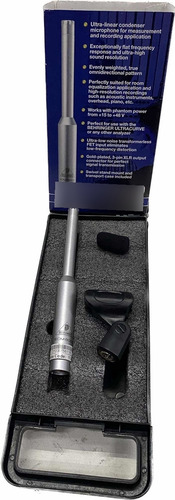 Microfone Behringer Ecm8000 Condensador Novo Original