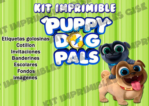 Kit Imprimible Puppy Dogs Pal