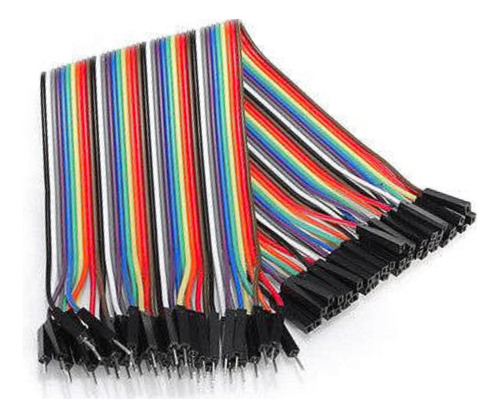 Kit De 120 Cables De 20cm Dupont Para Proyectos Arduino
