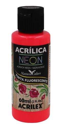 Tinta Acrílica Vermelho Neon Acrilex (60ml)