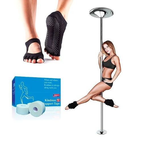 Pole Dance + Calcetines Antideslizantes + Cintas Protección