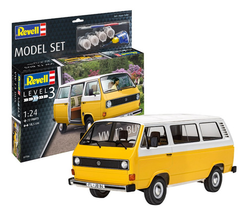 Kombi Vw T1 Bus - 1/25 Kit De Montar Revell 67706