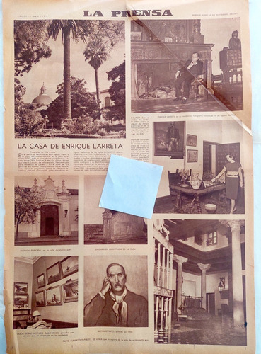 La Casa De Enrique Larreta En 1961 8 Fotos Museo La Prensa