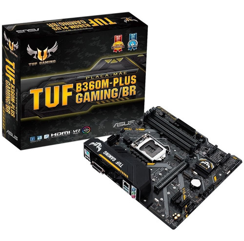 Placa Mãe Asus Tuf B360m-plus Gaming/br Intel Lga 1151