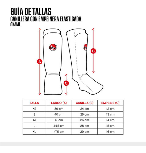 Imagen 2 de 2 de Canillera Okami Elasticada C/empeinera Ng Xl