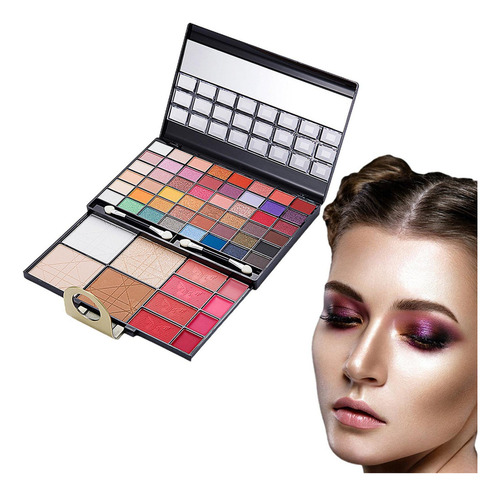 A/r Kit De Maquillaje Completo Para Mujer | Paleta De Maquillaje De 60 Colores De Larga Duración Para Mujer - Set De Maquillaje Para Principiantes En Belleza, Que Incluye Sombra De Ojos, Rubor, Polvo