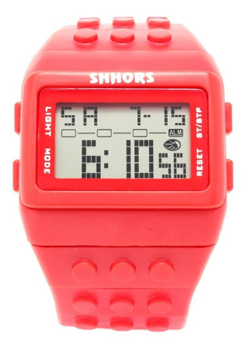 Reloj Para Joven Niño Niña Bloque Ajustable Marca Shhors