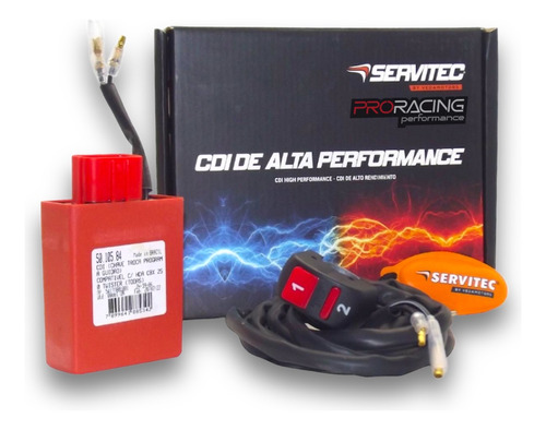 Cdi Servitec Programable Honda Xr Tornado 250cc Competicion